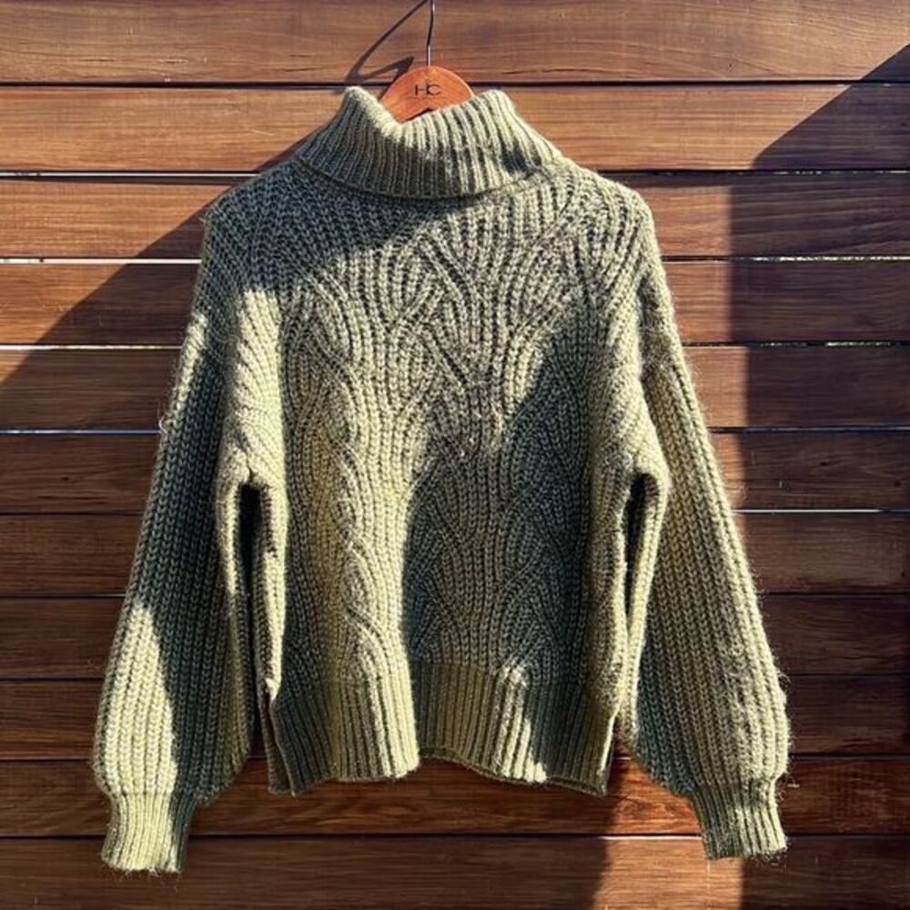 Knit Turtleneck Sweater